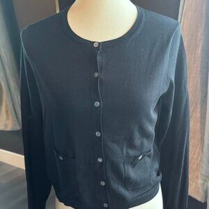 J. Crew Crewneck cardigan in premium ultrafine cotton